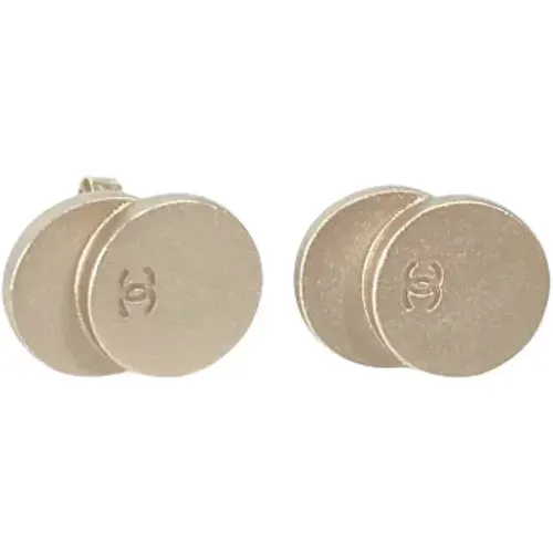 Pre-owned Jewellery, female, , Size: ONE SIZE Pre-owned Metal earrings - Chanel Vintage - Modalova