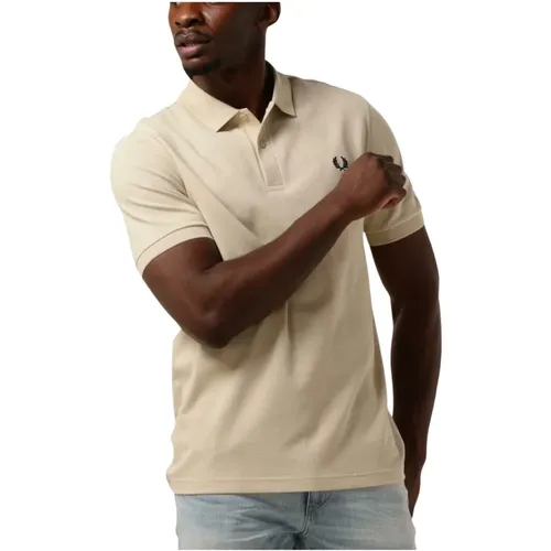 Herren Polo & T-Shirt, Das Einfache Hemd , Herren, Größe: M - Fred Perry - Modalova