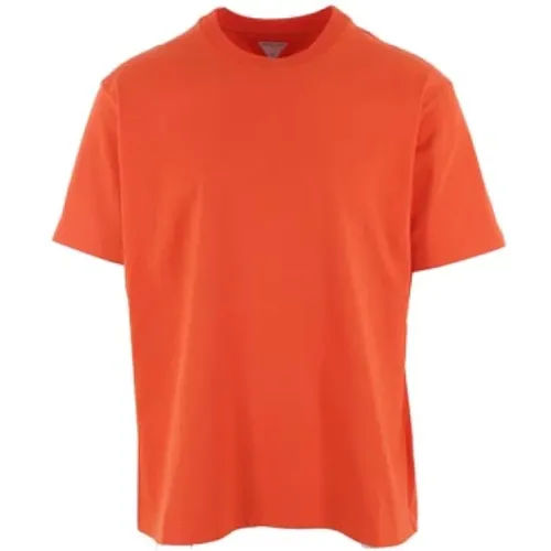 Oversize Baumwoll T-shirt , Herren, Größe: L - Bottega Veneta - Modalova