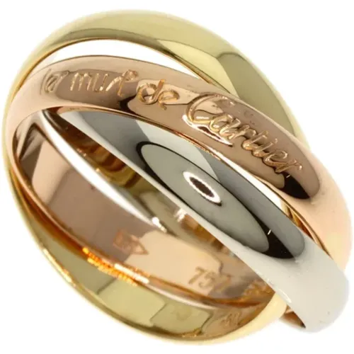 Pre-owned Jewellery, female, , Size: ONE SIZE Pre-owned Rose Gold rings - Cartier Vintage - Modalova