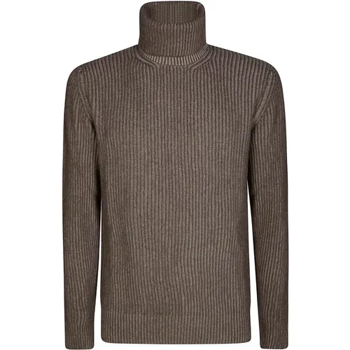 Turtlenecks, male, , Size: L Vanise' Turtleneck Sweater - Tagliatore - Modalova