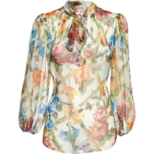 Pre-owned Shirts & Blouses, female, , Size: M Pre-owned Silk tops - Dolce & Gabbana Pre-owned - Modalova