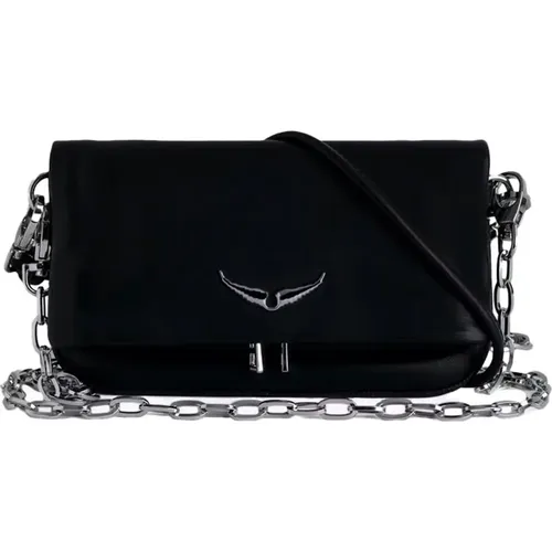 Eternal Clutch Leather Crossbody Bag , female, Sizes: ONE SIZE - Zadig & Voltaire - Modalova