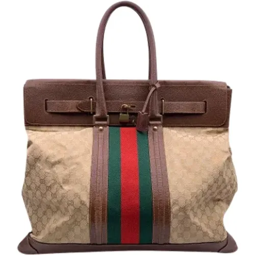 Pre-owned Canvas travel-bags , female, Sizes: ONE SIZE - Gucci Vintage - Modalova