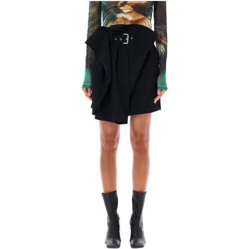 Fold Over Mini Skirt , female, Sizes: XS - JW Anderson - Modalova
