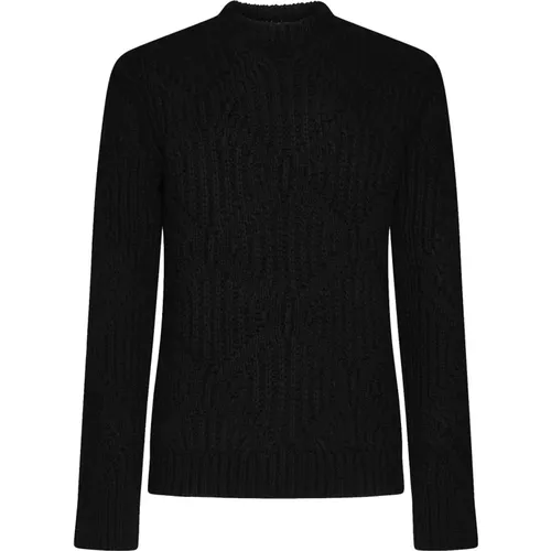 Classic Wool Sweater for Men , male, Sizes: L, M - Valentino - Modalova