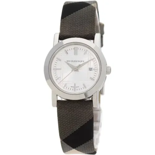 Pre-owned Watches, female, , Size: ONE SIZE Pre-owned Leather watches - Burberry Vintage - Modalova