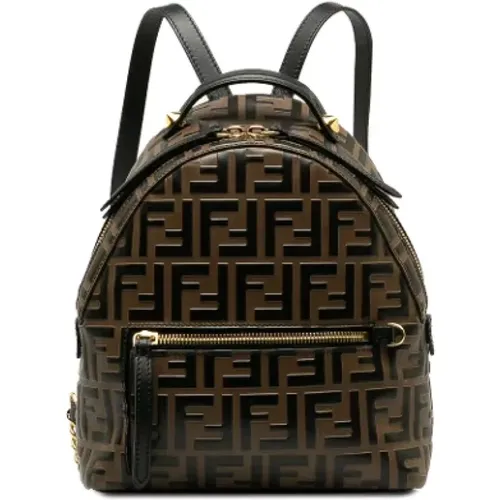 Pre-owned Leather backpacks , female, Sizes: ONE SIZE - Fendi Vintage - Modalova