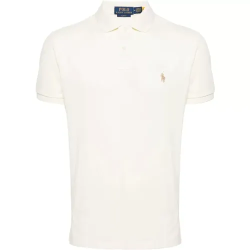 Cotton Polo Shirt with Embroidered Logo , male, Sizes: M, XL, 2XL - Ralph Lauren - Modalova