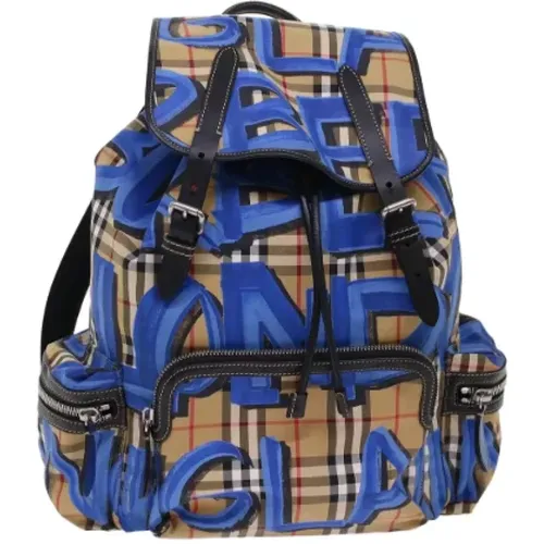 Pre-owned Backpacks, unisex, , Size: ONE SIZE Pre-owned Canvas backpacks - Burberry Vintage - Modalova