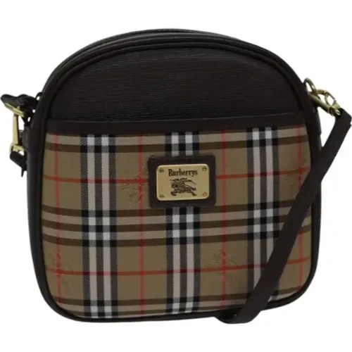 Pre-owned Cross Body Bags, female, , Size: ONE SIZE Pre-owned Canvas crossbody-bags - Burberry Vintage - Modalova