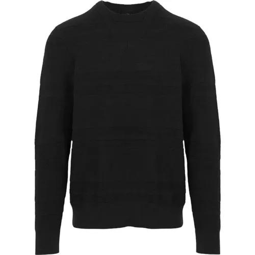 Klassischer Baumwollpullover mit V-Ausschnitt , Herren, Größe: XL - Armani Exchange - Modalova