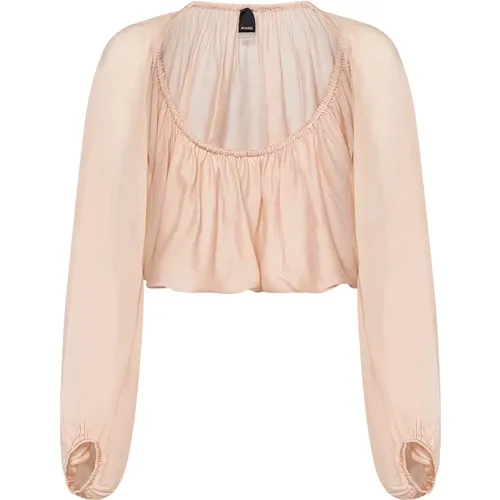 Blouses, female, , Size: L Asymmetric Hemline Top - pinko - Modalova