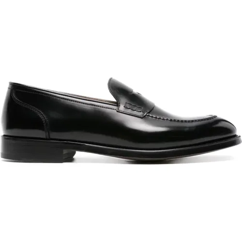 Brushed Leather Penny Loafers , male, Sizes: 7 1/2 UK - Doucal's - Modalova