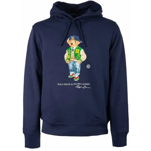 Stylischer Langarm-Sweatshirt , Herren, Größe: M - Polo Ralph Lauren - Modalova