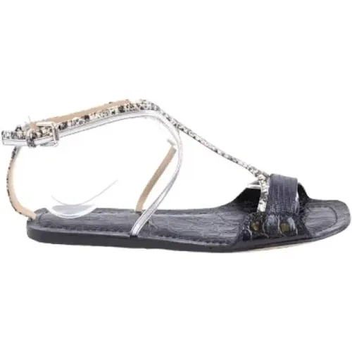 Pre-owned Sandals, female, , Size: 7 US Pre-owned Leather sandals - Chloé Pre-owned - Modalova