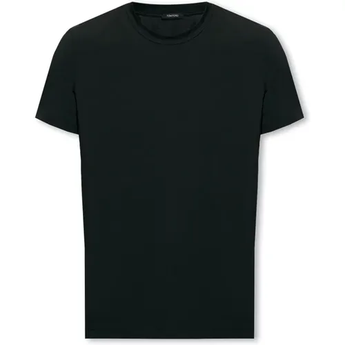 T-Shirt mit Logo , Herren, Größe: L - Tom Ford - Modalova