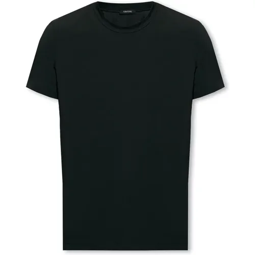 T-Shirt mit Logo , Herren, Größe: S - Tom Ford - Modalova