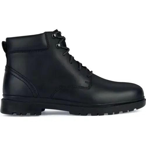 Schwarze Andalo Booties , Herren, Größe: 44 EU - Geox - Modalova