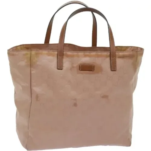 Pre-owned Tote Bags, female, , Size: ONE SIZE Pre-owned Canvas gucci-bags - Gucci Vintage - Modalova