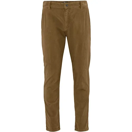 Chinos, male, , Size: W30 Slim Fit Corduroy Chino Pants - BomBoogie - Modalova