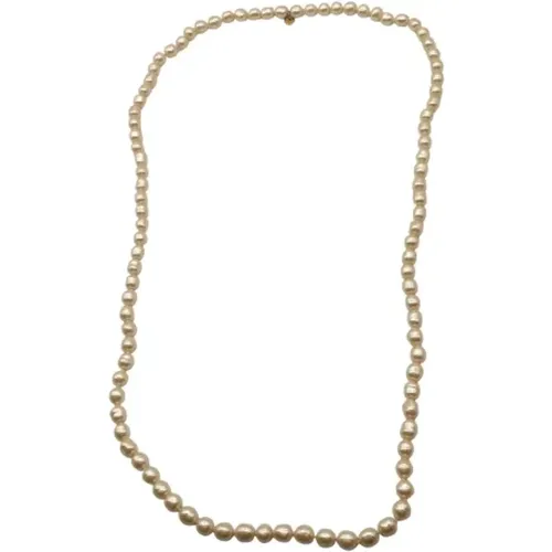 Pre-owned Metal necklaces , female, Sizes: ONE SIZE - Chanel Vintage - Modalova