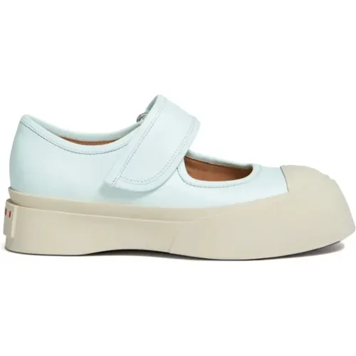 Mary Jane Sandals Mint , female, Sizes: 4 UK, 5 UK, 2 UK - Marni - Modalova