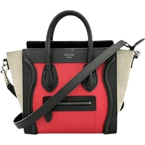 Pre-owned Handbags, female, , Size: ONE SIZE Pre-owned Vintage Leather Handbag - Celine Vintage - Modalova