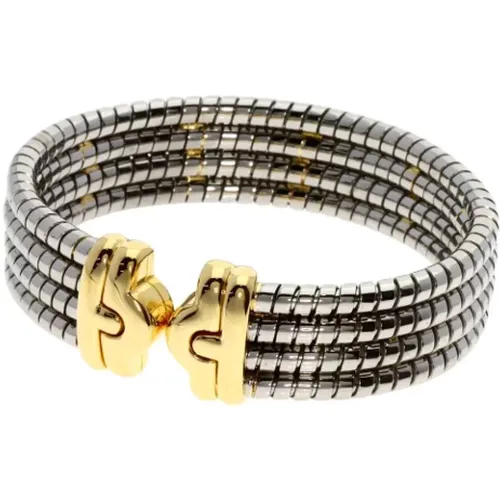 Pre-owned Stainless Steel bracelets , female, Sizes: ONE SIZE - Bvlgari Vintage - Modalova