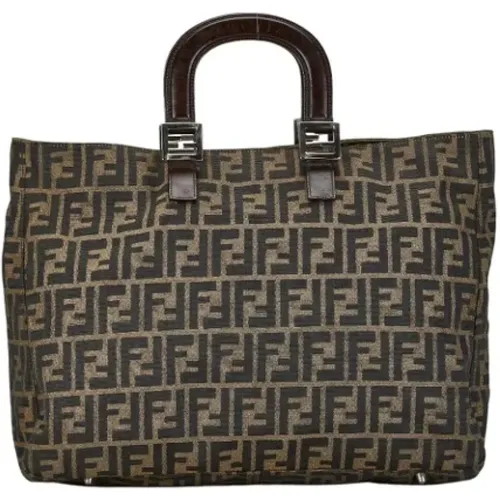 Pre-owned Tote Bags, female, , Size: ONE SIZE Pre-owned Canvas totes - Fendi Vintage - Modalova