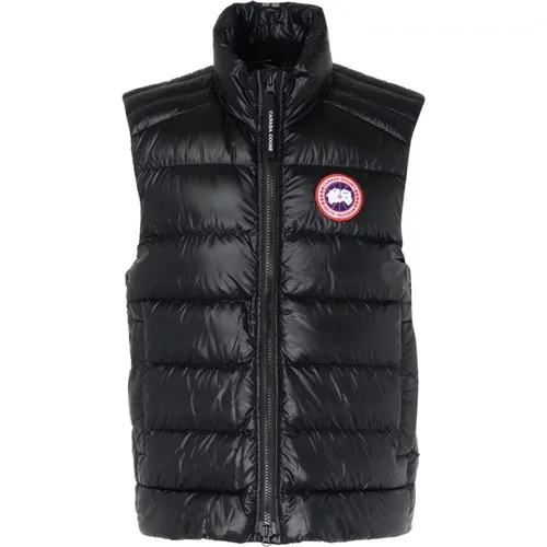 Schwarze Crofton Steppweste , Herren, Größe: M - Canada Goose - Modalova