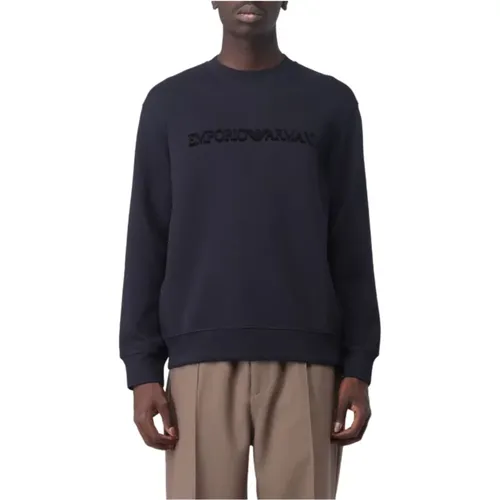 Casual Sweatshirt , Herren, Größe: L - Emporio Armani - Modalova