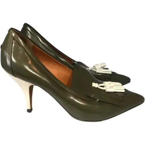 Pre-owned Pumps, female, , Size: 10 US Pre-owned Leather heels - Celine Vintage - Modalova