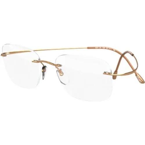 Glasses, unisex, , Size: 54 MM Gold Eyewear Frames Must Collection Sunglasses - Silhouette - Modalova