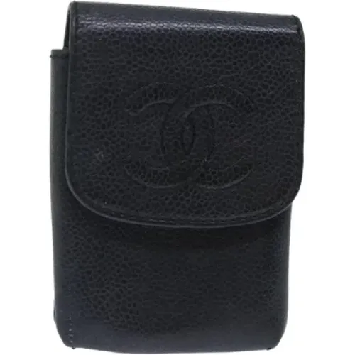 Pre-owned Leather pouches , female, Sizes: ONE SIZE - Chanel Vintage - Modalova