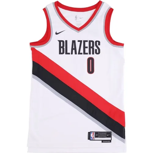 Sportswear, male, , Size: XS NBA Swingman Jersey - Damian Lillard - Nike - Modalova