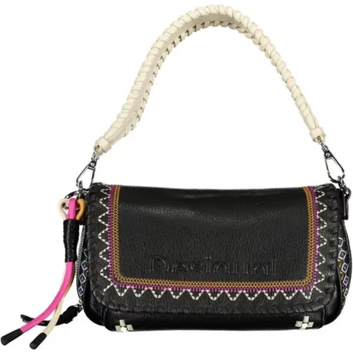 Vielseitige Handtasche mit Kontrastdetails - Desigual - Modalova