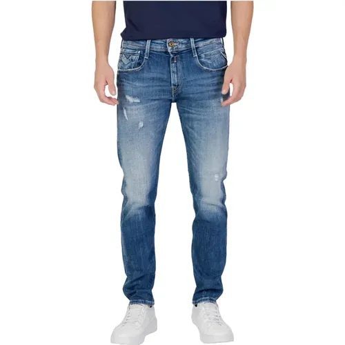Mens Jeans , male, Sizes: W40, W32 L32, W38 - Replay - Modalova