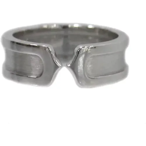 Pre-owned Jewellery, female, , Size: ONE SIZE Pre-owned White Gold rings - Cartier Vintage - Modalova