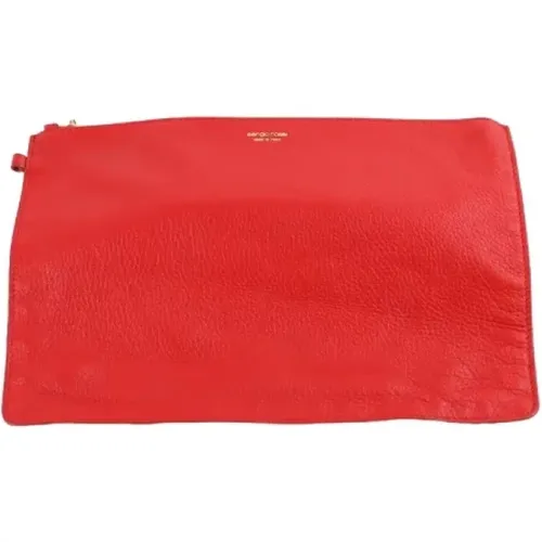 Pre-owned Clutches, female, , Size: ONE SIZE Pre-owned Leather pouches - Sergio Rossi Pre-owned - Modalova