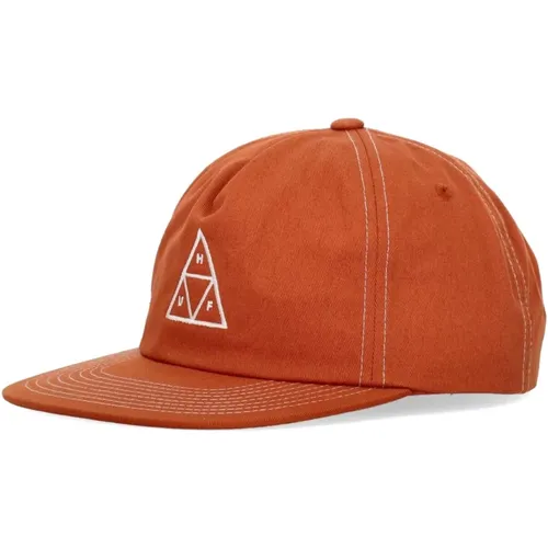 Caps, male, , Size: ONE SIZE Flat Visor Cap Triple Triangle Snapback - HUF - Modalova