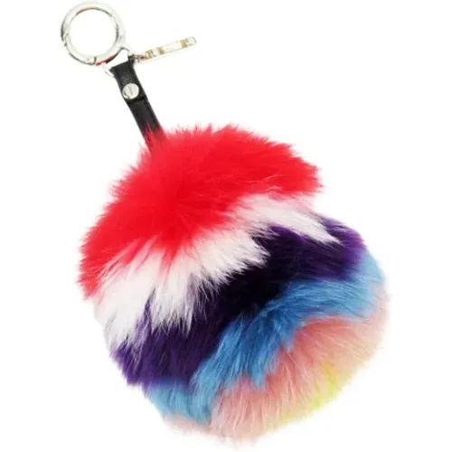 Pre-owned Accessories, female, , Size: ONE SIZE Pre-owned Fur key-holders - Fendi Vintage - Modalova