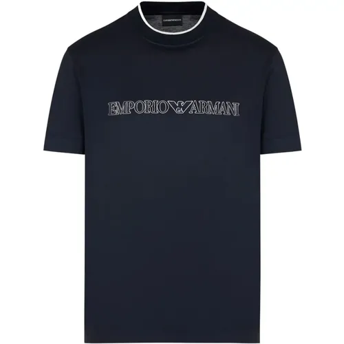 T-Shirts , Herren, Größe: L - Emporio Armani - Modalova