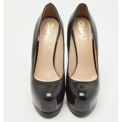 Pre-owned Pumps, female, , Size: 7 1/2 US Pre-owned Leather heels - Yves Saint Laurent Vintage - Modalova