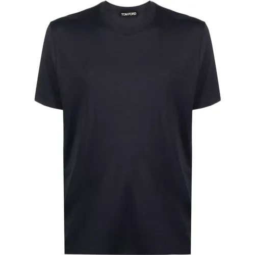 Crew-neck T-shirt and Polo , male, Sizes: M - Tom Ford - Modalova