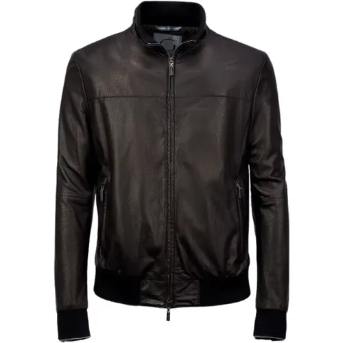 Leather Jackets , male, Sizes: 3XL, XL, 4XL, 5XL, 2XL - Gimo's - Modalova