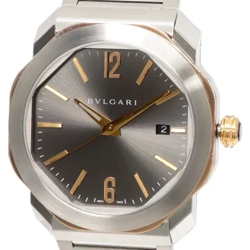 Pre-owned Watches, male, , Size: ONE SIZE Pre-owned Metal watches - Bvlgari Vintage - Modalova