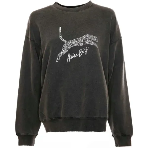 Leopard Print Sweatshirt Anine Bing - Anine Bing - Modalova