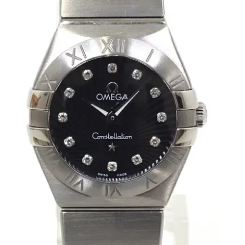 Pre-owned Stainless Steel watches , female, Sizes: ONE SIZE - Omega Vintage - Modalova