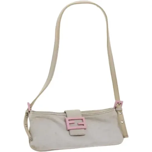 Pre-owned Cotton fendi-bags , female, Sizes: ONE SIZE - Fendi Vintage - Modalova